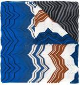 Thumbnail for your product : Missoni zigzag knitted scarf