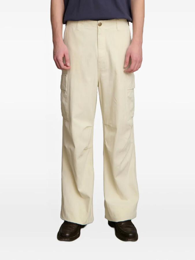 Palmes Herringbone Cargo Trousers