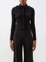 Thumbnail for your product : Saint Laurent Point-collar Knitted Shirt