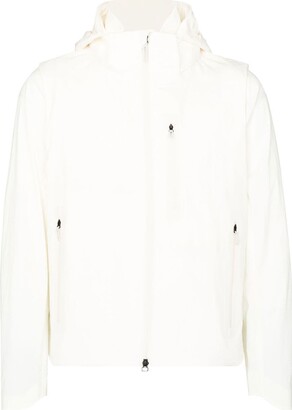 Descente Primeflex detachable-sleeve hooded jacket