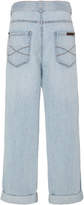 Thumbnail for your product : Brunello Cucinelli Belted High-Waisted Cropped Straight-Leg Jeans