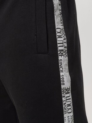 Versace Jeans Couture Logo-Panelled Cotton Joggers