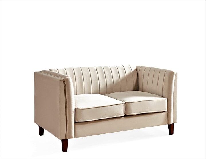 Container Furniture Direct Modern Luxury Velvet Couch for Living Room