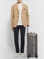 Thumbnail for your product : FPM Milano Spinner 68cm Leather-Trimmed Aluminium Suitcase