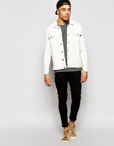 Thumbnail for your product : ASOS Jersey Western Jacket In Off White