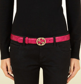 Thumbnail for your product : Gucci belt with interlocking G buckle