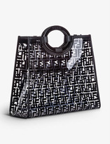 Thumbnail for your product : Resellfridges Pre-loved Fendi Runaway large leather and PVC shopper bag