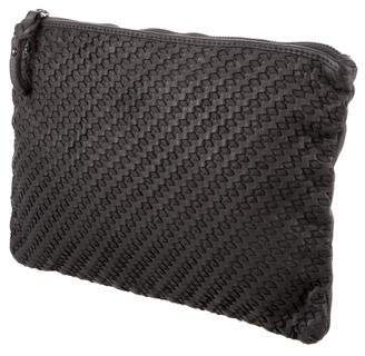 Zadig & Voltaire Woven Leather Clutch