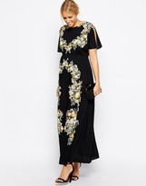 Thumbnail for your product : ASOS Maternity Maxi Dress With Floral Placement Print