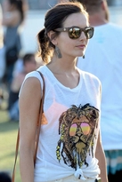 Thumbnail for your product : Lauren Moshi Faded Rasta Lion Sleeveless Muscle Tank in White