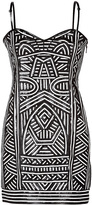 Thumbnail for your product : Emilio Pucci Patterned Leather Strapless Dress
