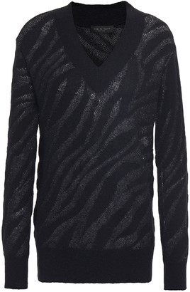 rag and bone metallic sweater