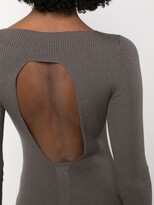 Thumbnail for your product : Rick Owens Al ribbed-knit wool jumper