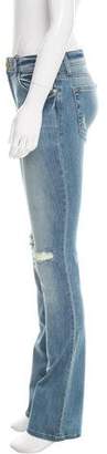 DL1961 Distressed Straight-Leg Jeans w/ Tags