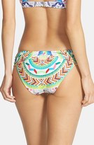Thumbnail for your product : Mara Hoffman 'Jungle Trip' Ruched Side Bikini Bottoms
