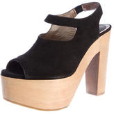 Thumbnail for your product : Marni Suede Platform Sandals