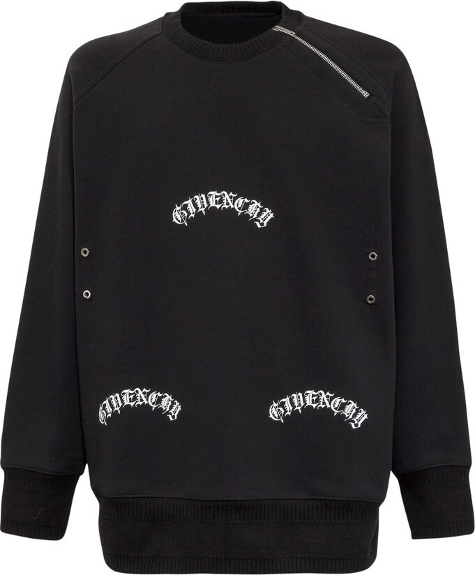 Givenchy Metallic Detailed Oversized Sweatshirt