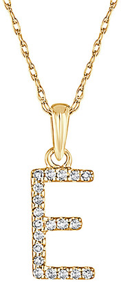 Sabrina Designs 14K Diamond A-Z Initial Necklace (A-Z)