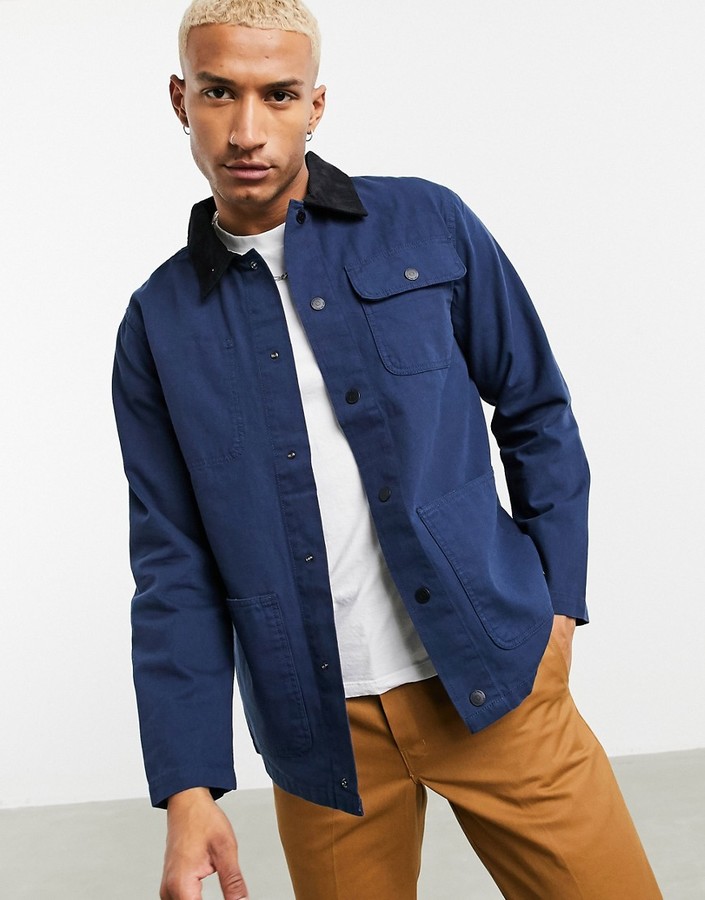 navy blue vans jacket