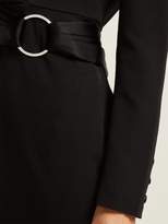 Thumbnail for your product : Jonathan Simkhai Tuxedo Style Crepe Dress - Womens - Black