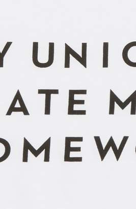 Milly Minis 'My Unicorn Ate My Homework' Graphic Tee