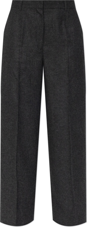 Totême Pleated Trousers  - Grey