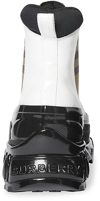 Burberry gh3 rubber ankle boots clearance
