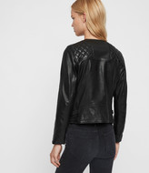 Thumbnail for your product : AllSaints Milou Leather Biker Jacket