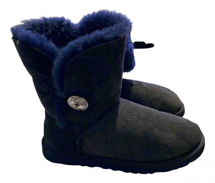 blue fur uggs