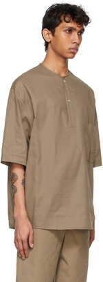 Lemaire Taupe Cotton Henley