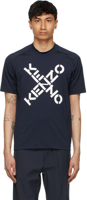 Kenzo Navy Slim-Fit Sport Short Sleeve T-Shirt