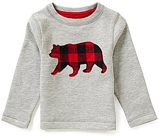 Class Club Little Boys 2T-6 Plaid Bear Sweatshirt