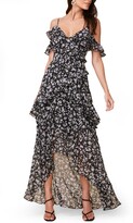 Thumbnail for your product : ASTR the Label High/Low Tiered Ruffle Maxi Dress