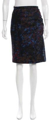 Rachel Comey Ruched Printed Skirt