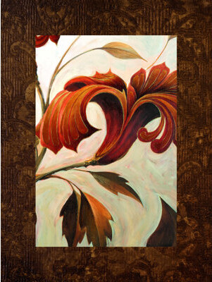 Wildon Home Scarlet Garden II - Wrapped Canvas Print