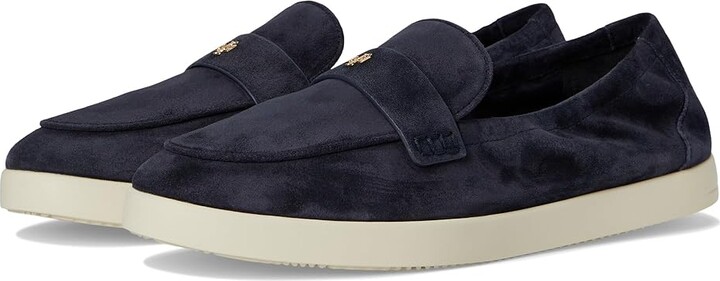 Tory Burch Ballet Sport Loafer Women's Flat Shoes Navy : 8 M, Suede