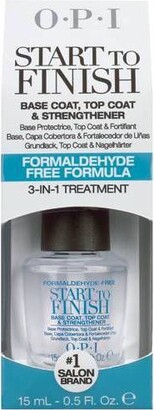 OPI Start to Finish Nail Treatment - Formaldehyde Free Formula - 0.5 fl oz
