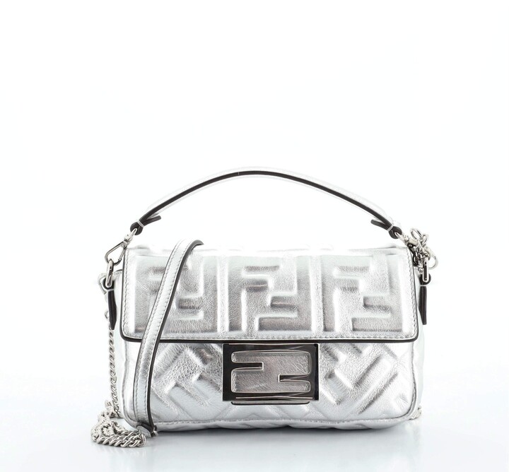 fendi silver bag