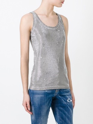 DSQUARED2 Microstudded Tank Top
