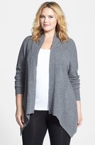 Thumbnail for your product : Nordstrom Rib Knit Cashmere Cardigan (Plus Size)