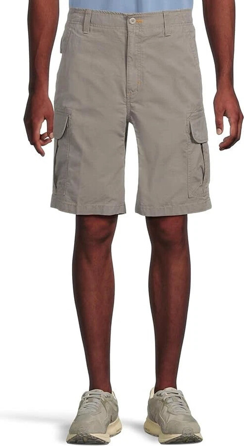 L.L. Bean Men's L. L.Bean Allagash 10 in Cargo Shorts Asphalt Cotton Natural Fit GBO2023
