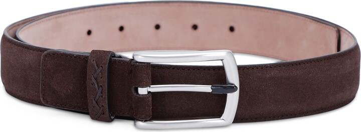Ermenegildo Zegna Suede Triple Stitch Belt
