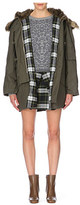 Thumbnail for your product : McQ Faux fur-trim hooded parka coat