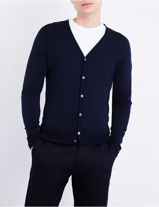 John Smedley Petworth V-neck merino wool cardigan - ShopStyle