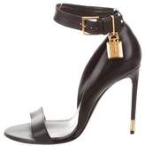 Thumbnail for your product : Tom Ford Leather Padlock Sandals