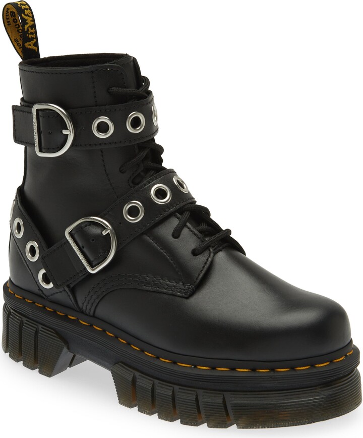 doc martens platform black