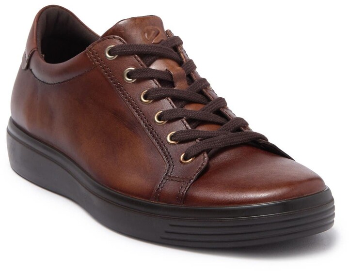 ecco soft classic leather sneaker