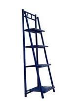 Thumbnail for your product : Jax Bay Isle Home 4 Tier Ladder Bookcase Bay Isle Home Color: Royal Navy