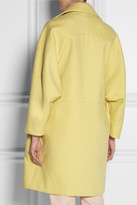 Thumbnail for your product : Stella McCartney Flore wool and silk-blend coat