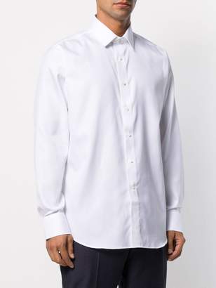 Canali long sleeved cotton shirt